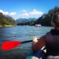 Kayaking through Dunajec Gorge