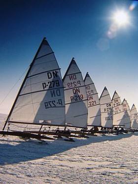 Vela de hielo, barcos