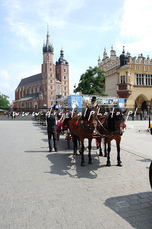 Foto van Krakow. De hoofd Vierkante Markt