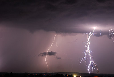 Lightning, photos of storms