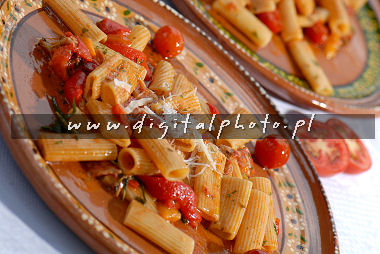 Fotos do alimento, Pasta