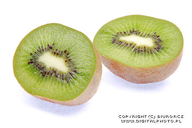 Groene vruchten, kiwi