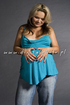 Gravid kvinna Foto