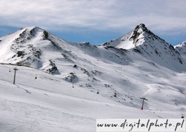 Skidor, Skidområde foto, Alperna