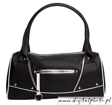 Black, Leather handbag