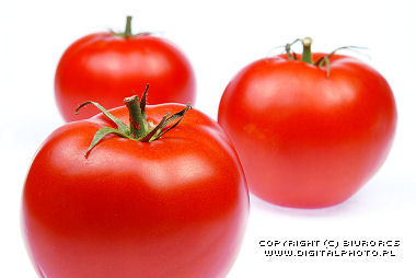 Reklamen foton , tomaten