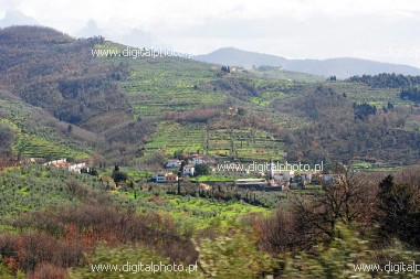 Italiaanse landschappen, Toscane - landschap  van Itali