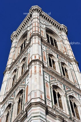 Reizen naar Itali - kathedraal Florence - klokkentoren - Campanile