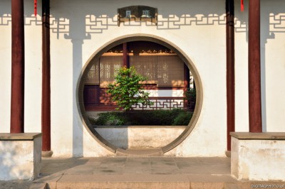 Kinesiska trdgårdar, kinesisk arkitektur