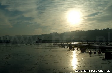Gdynia - basen jachtowy zim