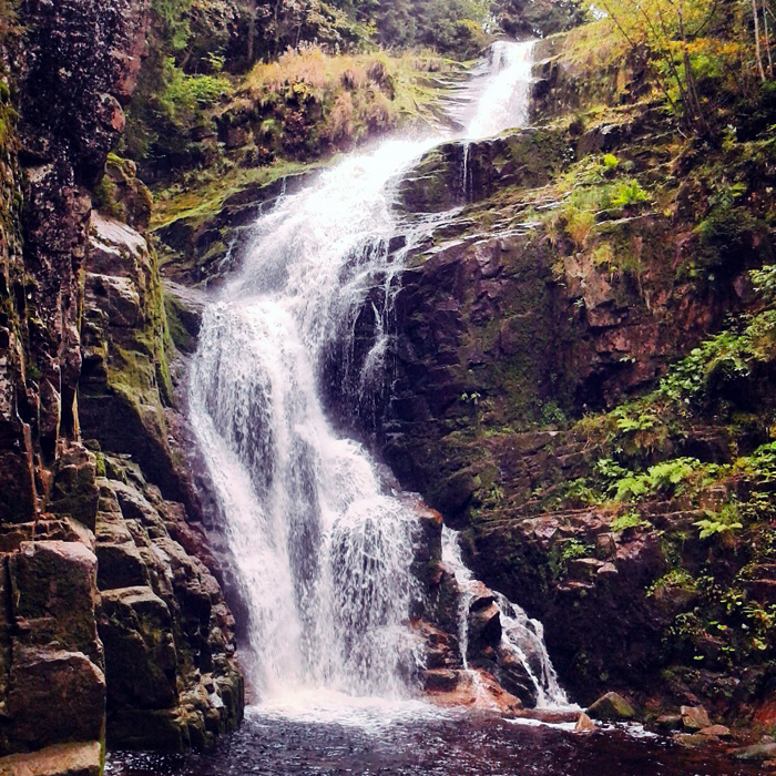 High falls, Kamienczyk waterfall