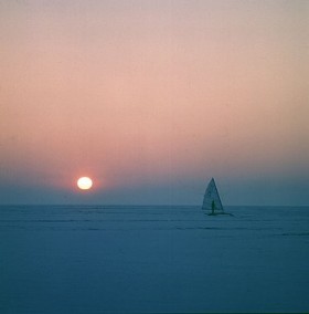 Iceboat, Ice sailing