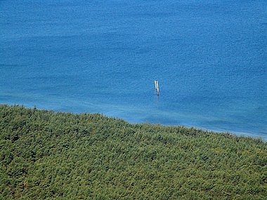 Wreck, image from plane