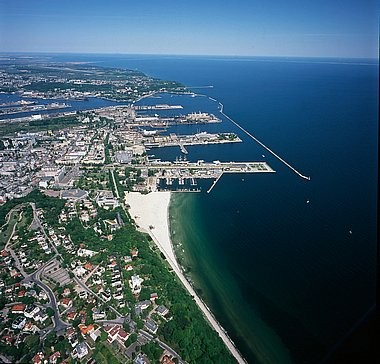 Gdynia, fotografía aérea