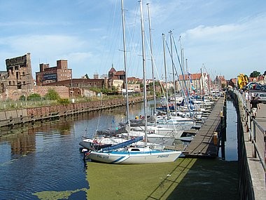 Jachty, port jachtowy w Gdański