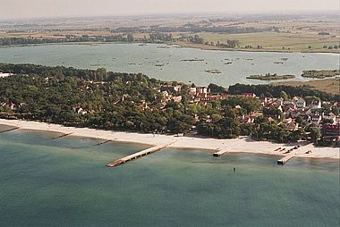 Aerial photography, Baltic Sea, Niechorze