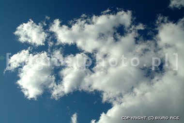 nuvens no céu