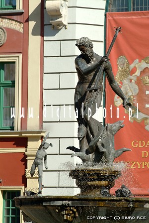 Gdańsk - Neptun - fontanna
