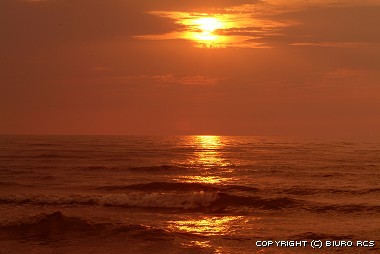Morze - zachód słońca nad Bałtykiem