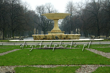 Varsovie - parc - fontaine