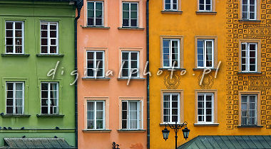 Houses - old town Warsaw