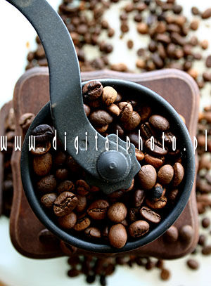 Stock fotografi: Kaffekvarn