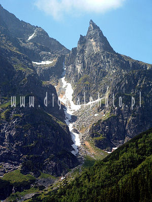 Mnich Fotografi av fjell