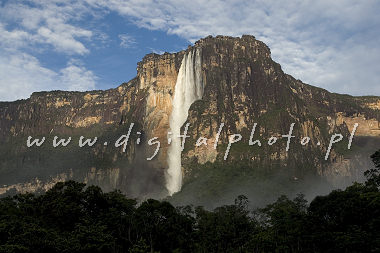 Wodospad Salto Angel w Wenezueli