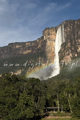 Venezuela foto. WaterfallSalto ängel