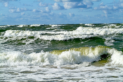 La mer, la tempête, les vagues