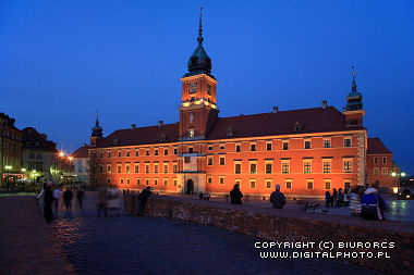 Royal Castle in the evening