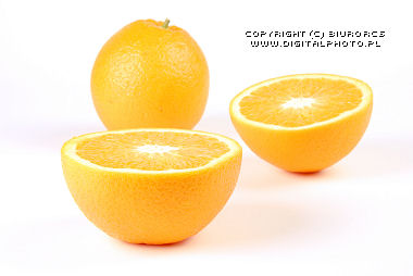 Föreställer av apelsiner