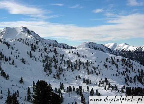 Alpene, Vinter, Snø
