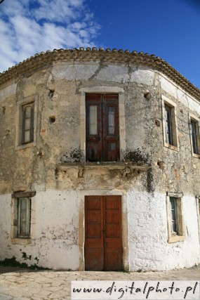 Gammalt hus, Grekland
