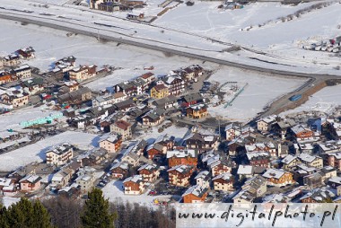 Ski appartementen, Flats in Alpen, Livigno, Italië