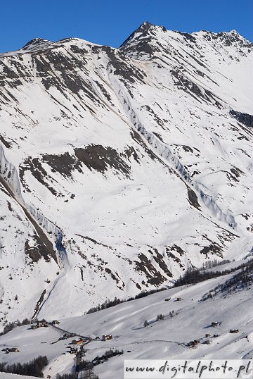 Vinter Foto, Høje bjerge
