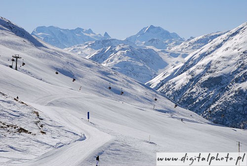 Italia illustrasjoner, Skiområde Alpene