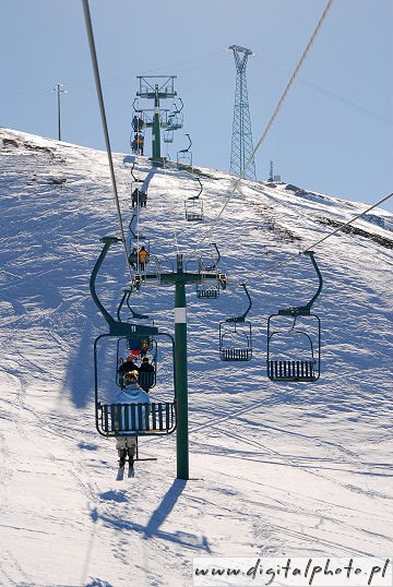 Chairlifts photos, old chairlift in Italy