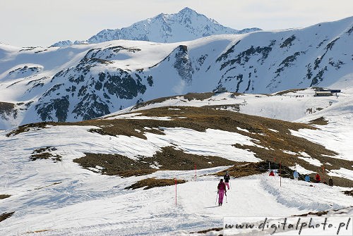 Skiing Alps, Italy
