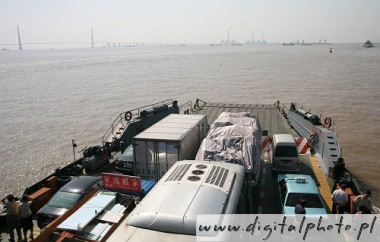 Färja, Yangtze flod, Kina