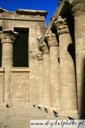 L'Egypte antique, images de temple d'Edfu
