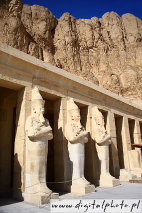 Fotos do templo de Hatshepsut, Egipto antigo
