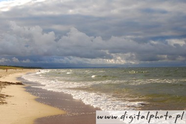 Praia férias, praia Mar Báltico