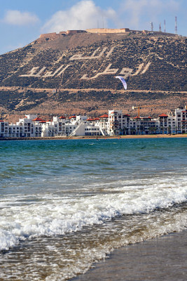 Agadir strand, semester i Agadir