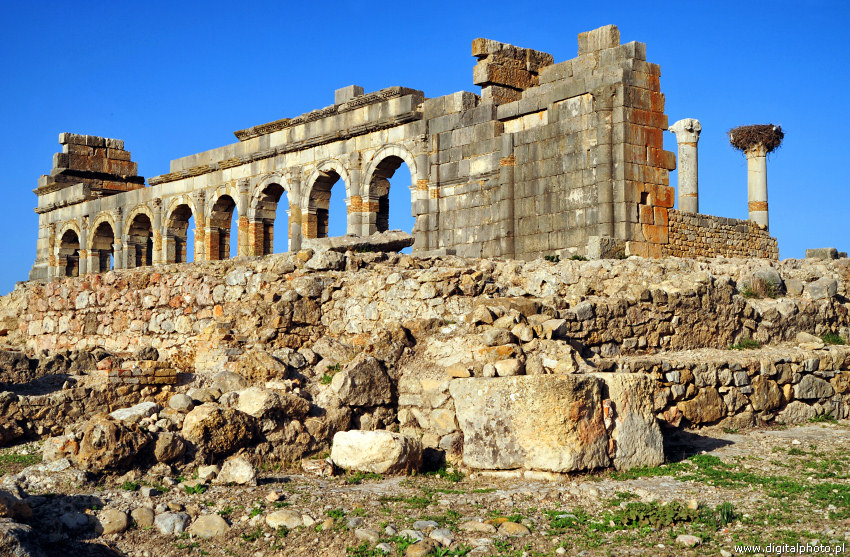 Ruinerna,  romerska stad, Volubilis