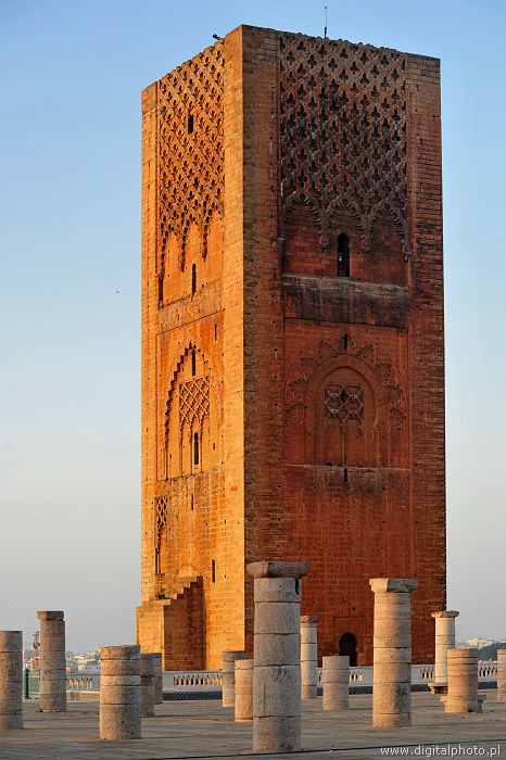 Wieża Hassana, Rabat