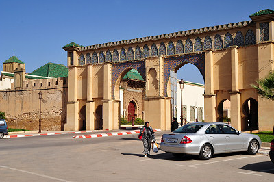 Meknes Morocco, city gate