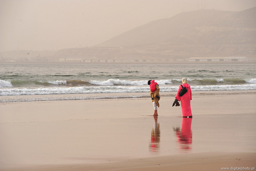 Agadir stränder, Marocko Agadir