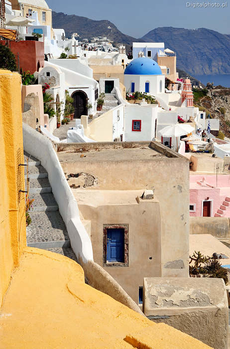 Grecja fotografie, widok na Oia Santorini