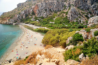 Preveli Strand, Griechenland Kreta